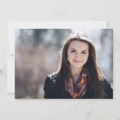 Phd Degree Greenery Foliage Photo Afstuderen Kaart (Achterkant)