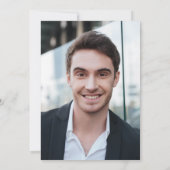 Phd Degree Greenery Navy Blue Photo Afstuderen Kaart (Achterkant)