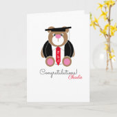 PhD doctor in de filosofie gefeliciteerd beer card Kaart (Gele Bloem)