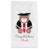 PhD doctor in de filosofie gefeliciteerd beer Klein Cadeauzakje (Achterkant)