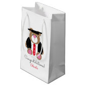 PhD doctor in de filosofie gefeliciteerd beer Klein Cadeauzakje (Achterkant Gekanteld)