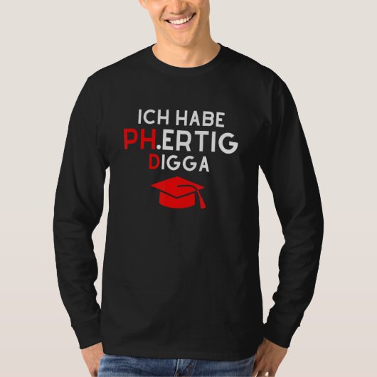 Phd Doctoraat 2022 Gradenafvrouwen Mannen Kinderen T-shirt (Voorkant)