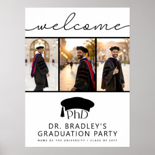 PhD Doctoraat Afstudeerhoed Doctoraal Afstuderen W Poster