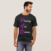 PhD Doctoraat Afstuderen Afstuderen Student T-shirt (Voorkant volledig)