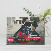 PhD Doctoraat Breaking TV Nieuws Afstudeerfeest Kaart (Staand voorkant)