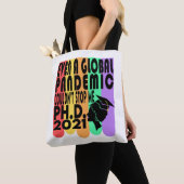 PhD doctoraatsgraad Afstuderen Gift 2021 Tote Bag (Dichtbij)