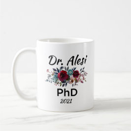 PhD Doctorate Degree - Graduation Custom Name Mug Koffiemok