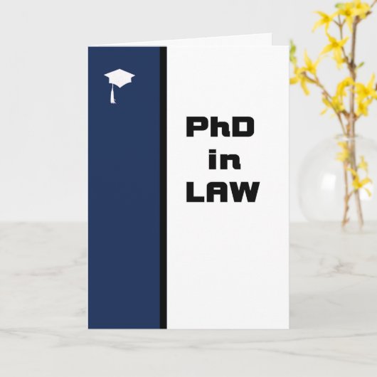 PhD feliciteert Kaart met wet (Gele Bloem)