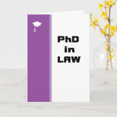 PhD feliciteert Kaart met wet (Gele Bloem)