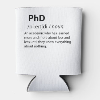 PhD Funny Dictionary Definition Blikjeskoeler