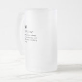 PhD Funny Dictionary Definition Matglas Bierpul (Voorkant links)