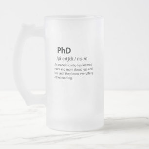 PhD Funny Dictionary Definition Matglas Bierpul