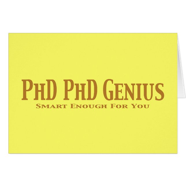 PhD Geniale Geschenken (Voorkant Horizontaal)