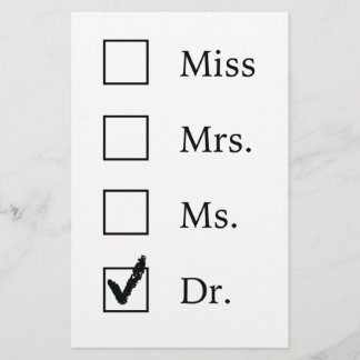 PhD-geschenken voor vrouwen Briefpapier