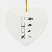 PhD-geschenken voor vrouwen Keramisch Ornament (Voorkant)