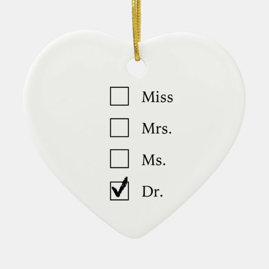 PhD-geschenken voor vrouwen Keramisch Ornament (Voorkant)