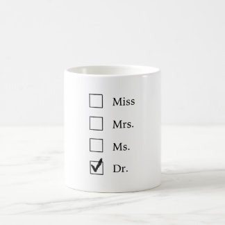 PhD-geschenken voor vrouwen Koffiemok