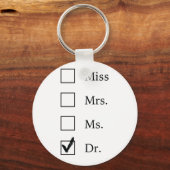 PhD-geschenken voor vrouwen Sleutelhanger (Voorkant)