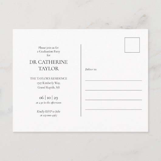 PhD graad 4 Uitnodiging fotograaf (Achterkant)