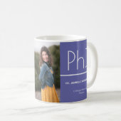 PhD graad Paars Wit Afstuderen Foto Keepomwille Koffiemok (Voorkant rechts)