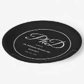 PhD graad Zwart Graduation Party Papier Bord (Gekanteld)