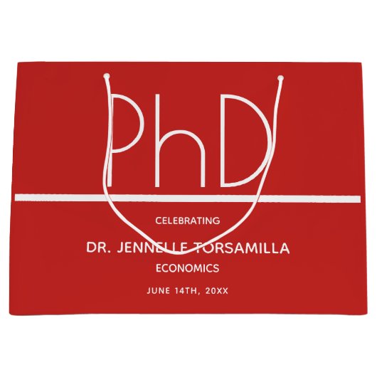 PhD-graduatiepartij Groot Cadeauzakje (Voorkant)