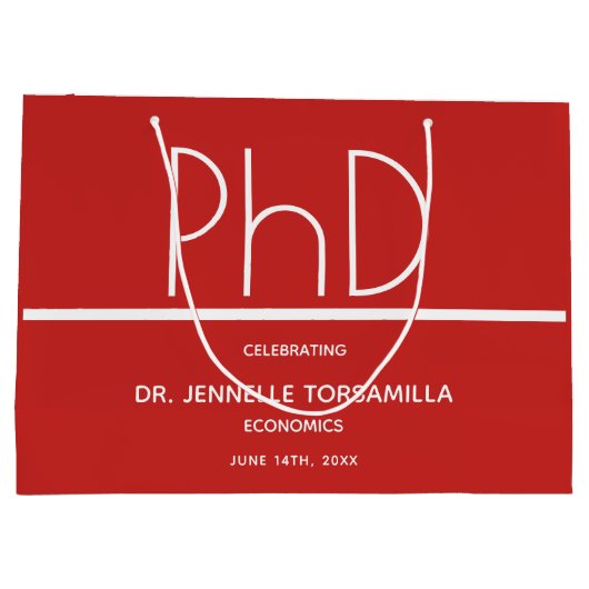 PhD-graduatiepartij Groot Cadeauzakje (Achterkant)