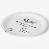 PhD Graduation Party Papieren Bordje (Gekanteld)