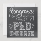 PhD graduation thesis defense congratulation card  (Voorkant)