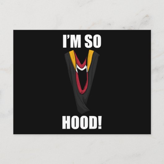 Phd Hood Afstuderen Doctoraat Gradendoctoraat Gesc Briefkaart (Voorkant)