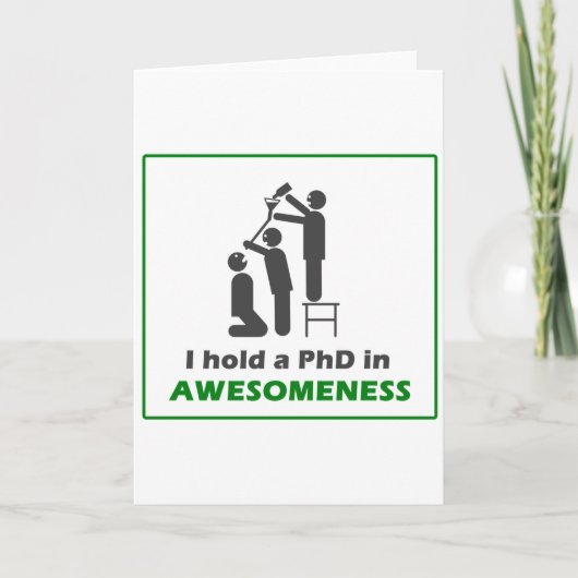 PhD in bewustzijn Kaart (Voorkant)