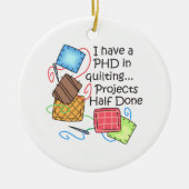 PHD in kantelen Keramisch Ornament (Voorkant)