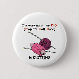PhD in Knitting Ronde Button 5,7 Cm