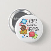 PHD in Quilting Ronde Button 5,7 Cm (Voorkant /achterkant)