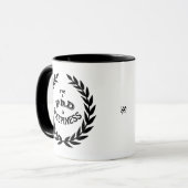 PhD in Slaperigheid Postdoc in Koffie Grappige Mok (Voorkant links)