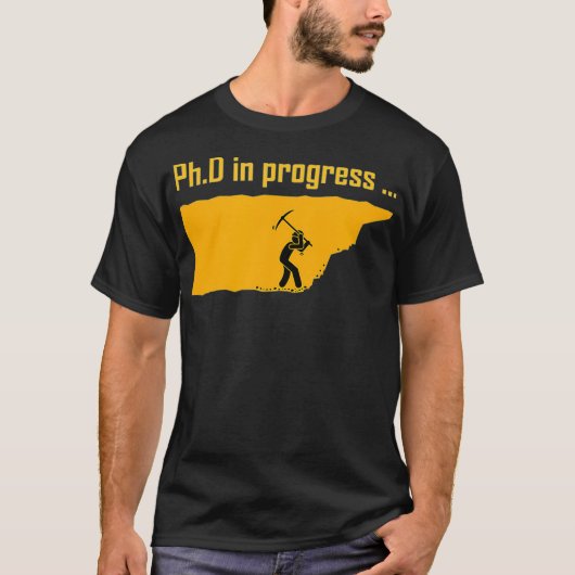PhD in uitvoering _3 T-shirt (Voorkant)