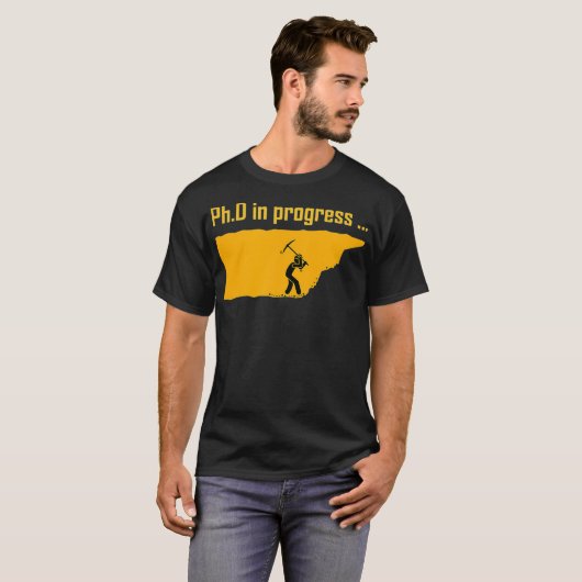 PhD in uitvoering _3 T-shirt (Voorkant volledig)