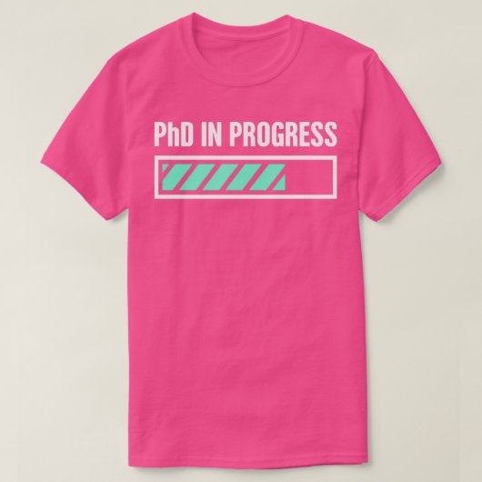 PhD in uitvoering 52 T-shirt (Design voorkant)