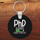 Phd in uitvoering grappige afstuderen klas van 202 sleutelhanger (Voorkant)