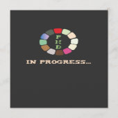 PhD in uitvoering Programmakaart (Voorkant)