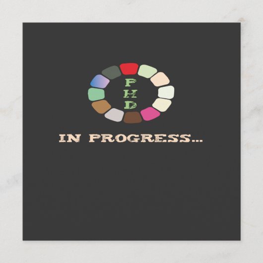 PhD in uitvoering Programmakaart (Voorkant)