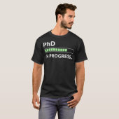 PhD in uitvoering T-shirt (Voorkant volledig)