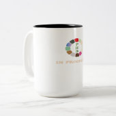 PhD in uitvoering Tweekleurige Koffiemok (Voorkant links)