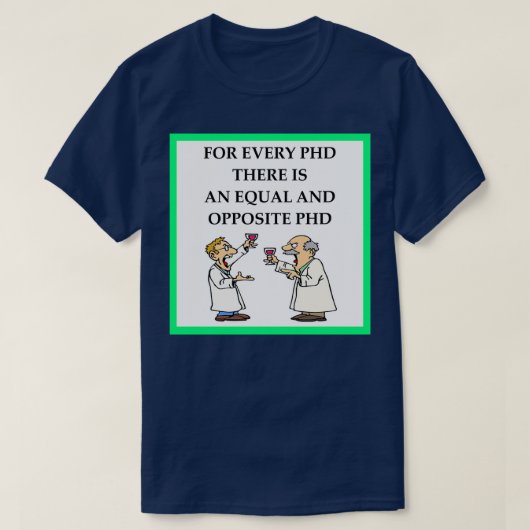 PHD Joke 3 T-shirt (Design voorkant)