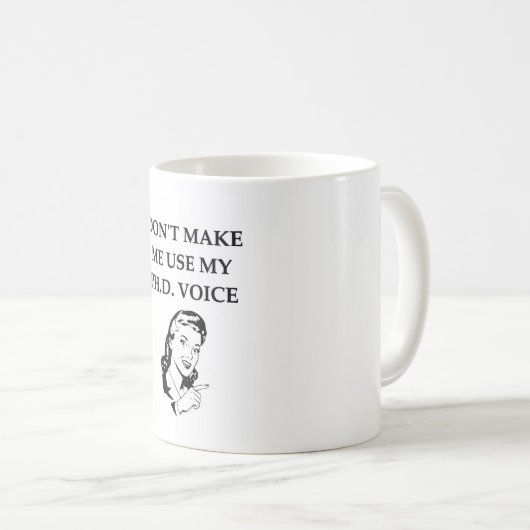 phd koffiemok (Voorkant rechts)