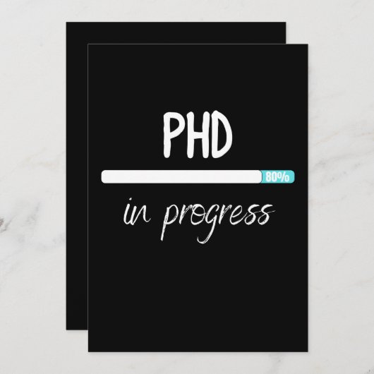 phd-lading T-Shirt Kaart (Voorkant / Achterkant)