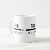 phd-lading T-Shirt Koffiemok (Voorkant links)