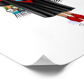 PhD Latina Afstuderen met Custom Class Jaar Poster (Hoek)