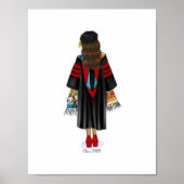 PhD Latina Afstuderen met Custom Class Jaar Poster (Voorkant)