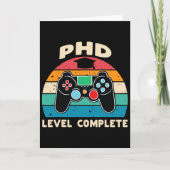 Phd Level Complete Doctorate Graduation Gift For H Kaart (Voorkant)